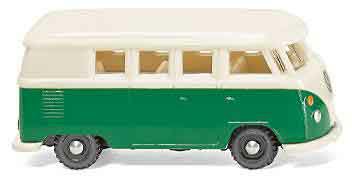 327-093204 VW T1 Bus, patinagrün/perlweiß