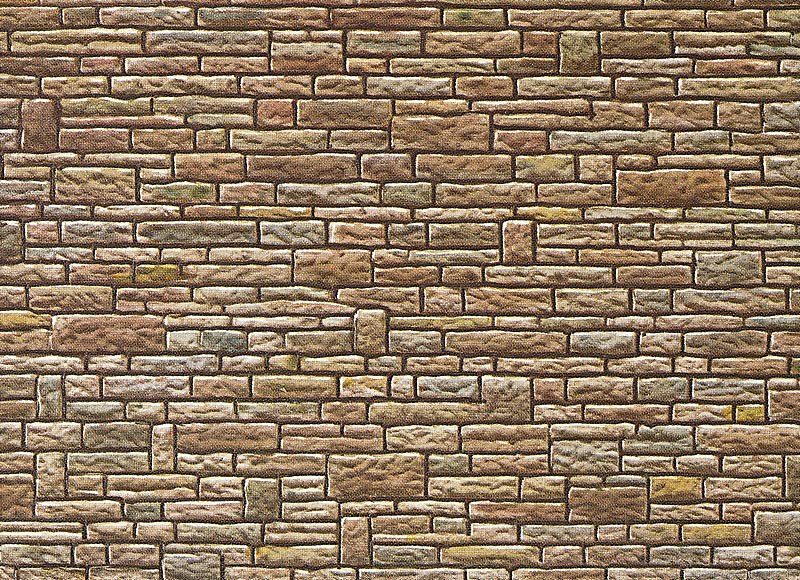 328-170604 Mauerplatte, Sandstein, grün-g