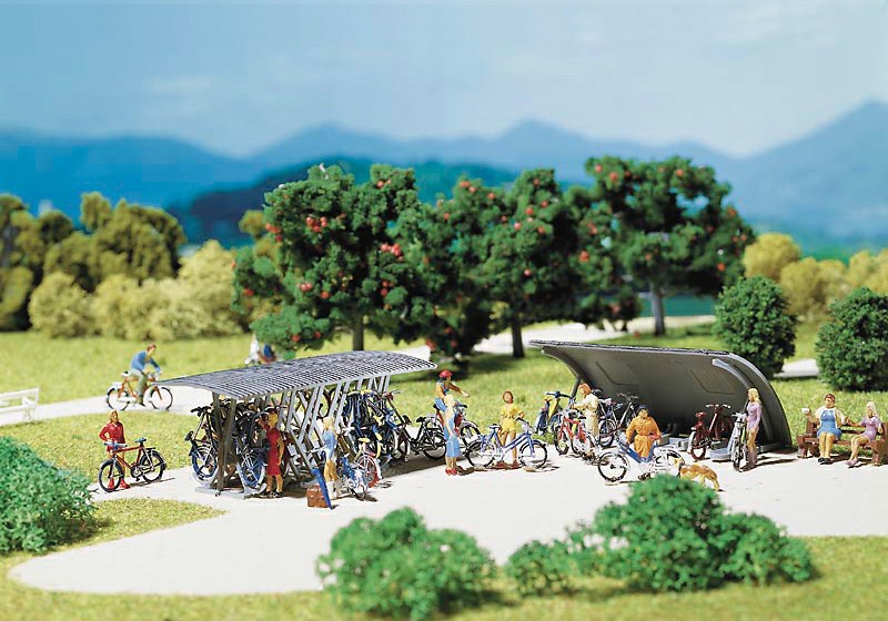 328-180584 2 Fahrradständer mit Rädern Fa