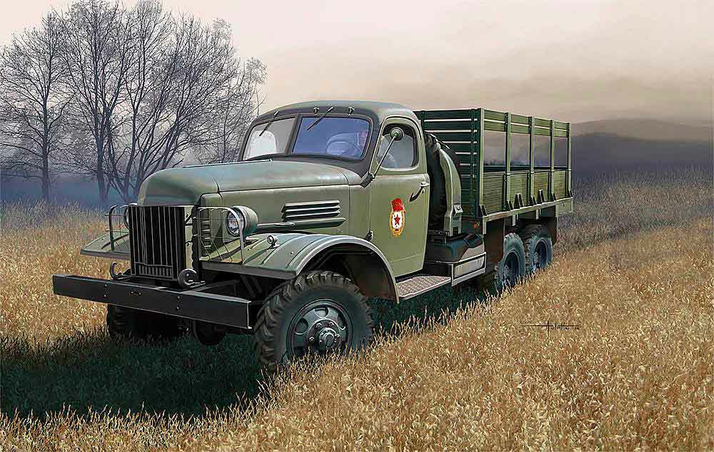328-383845 Russisch Allzweck-Lkw ZIS-151 