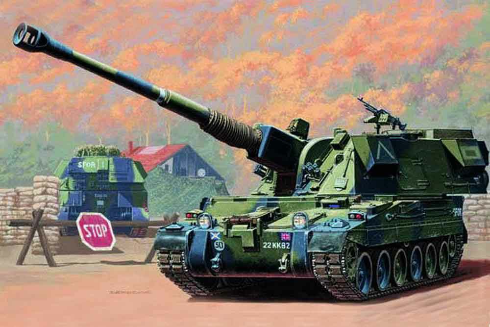 328-750324 Britische 155mm AS-90 Panzerha