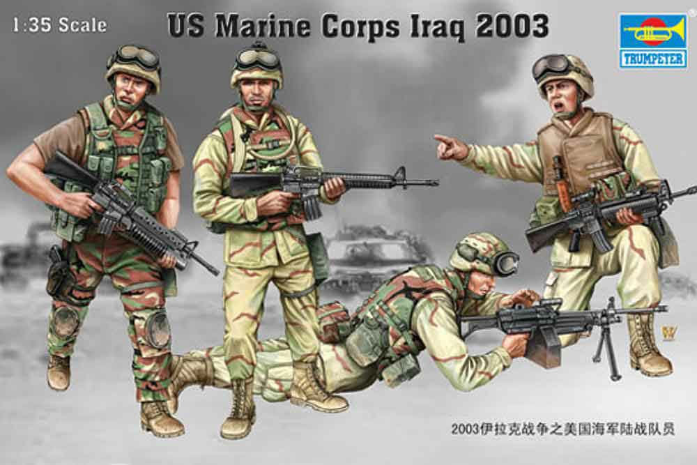 328-750407 US Marine Corps Irak 2003 Trum