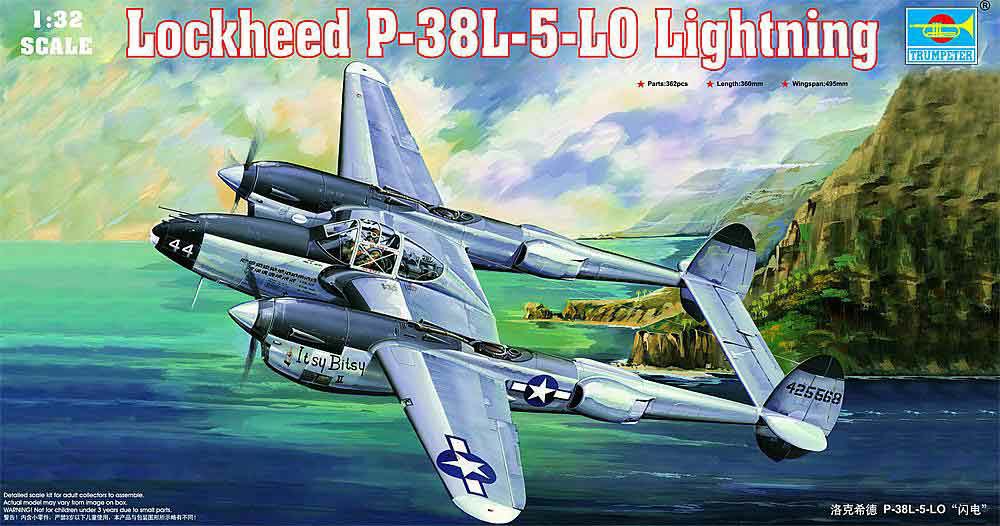 328-752227 Kampfflugzeug Lockheed P-38L-5