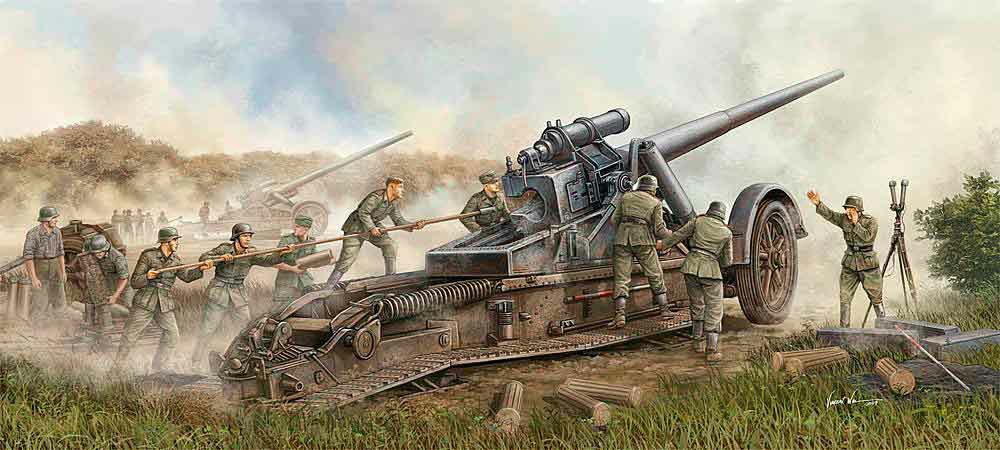 328-752313 Deutsch 17cm Kanone 18 Schwere