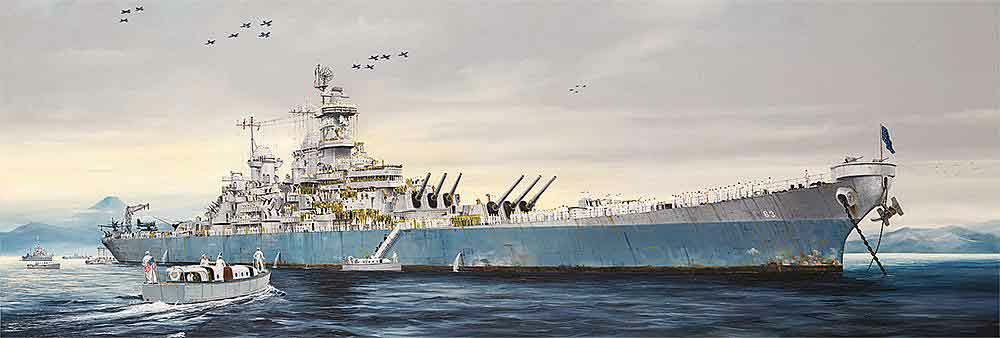 328-753705 Schlachtschiff USS Missouri Tr