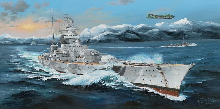 328-753715 Schlachtschiff DKM Scharnhorst