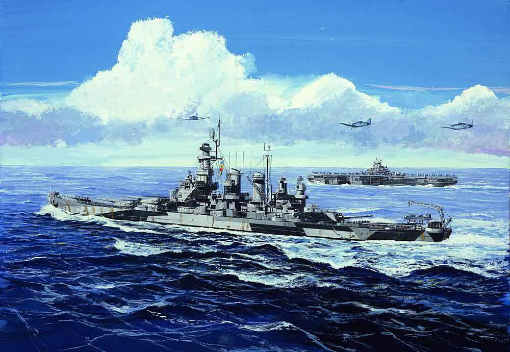 328-755734 US Schlachtschiff North Caroli