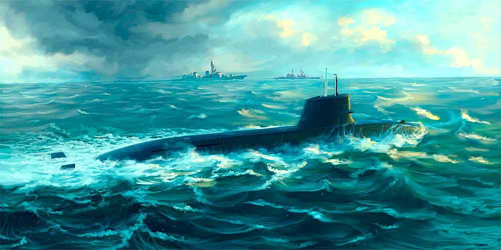 328-755911 JMSDF Soryu Klasse U-Boot Trum