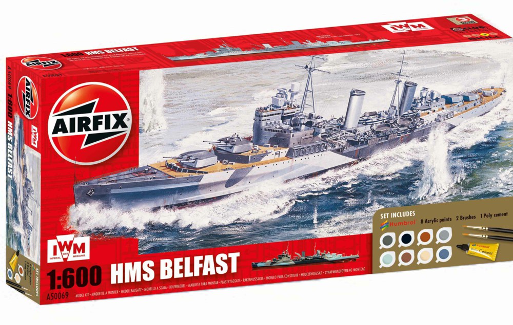 328-980069 HMS Belfast Gift Set Faller Mo