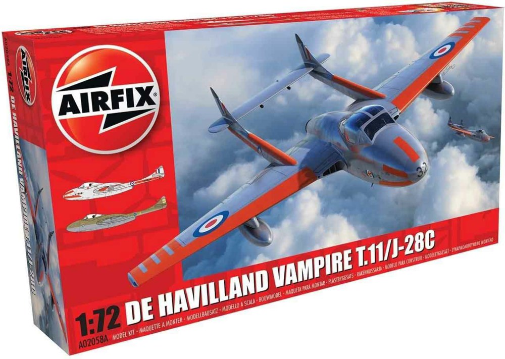 328-982058 deHavilland Vampire T.11 / J-2