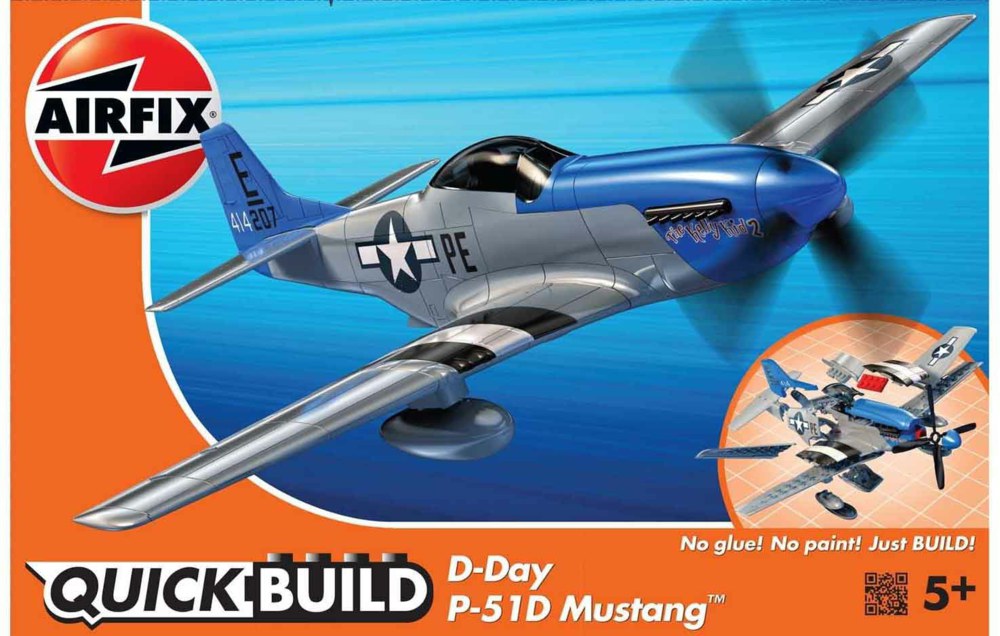 328-986046 QUICKBUILD D-Day Mustang Falle