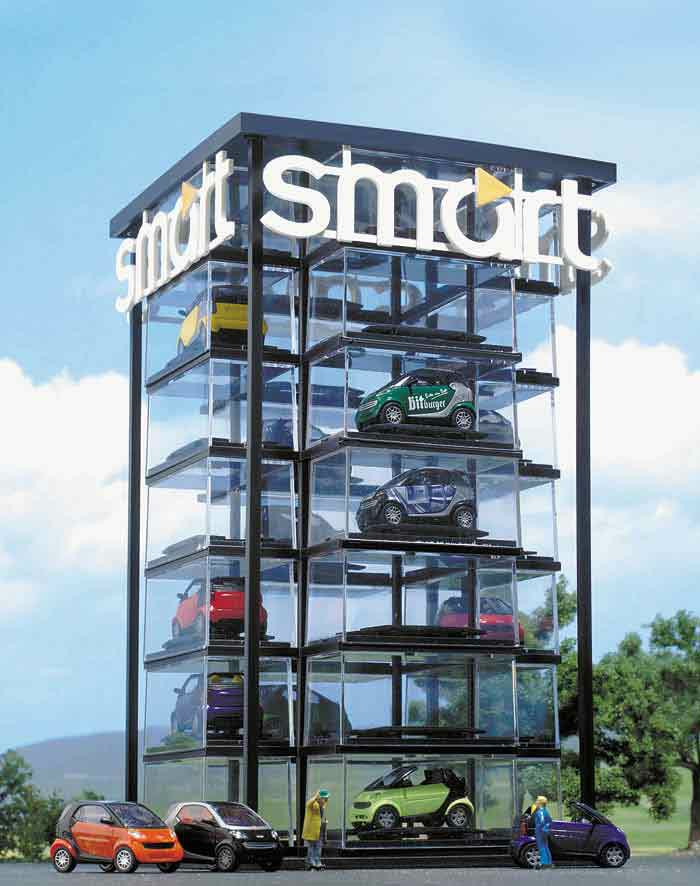329-1001 Smart Car Tower Busch Modellba