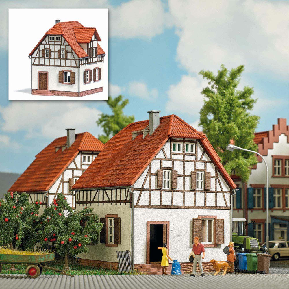 329-1672 Arbeiterhaus Busch Modellbau, 