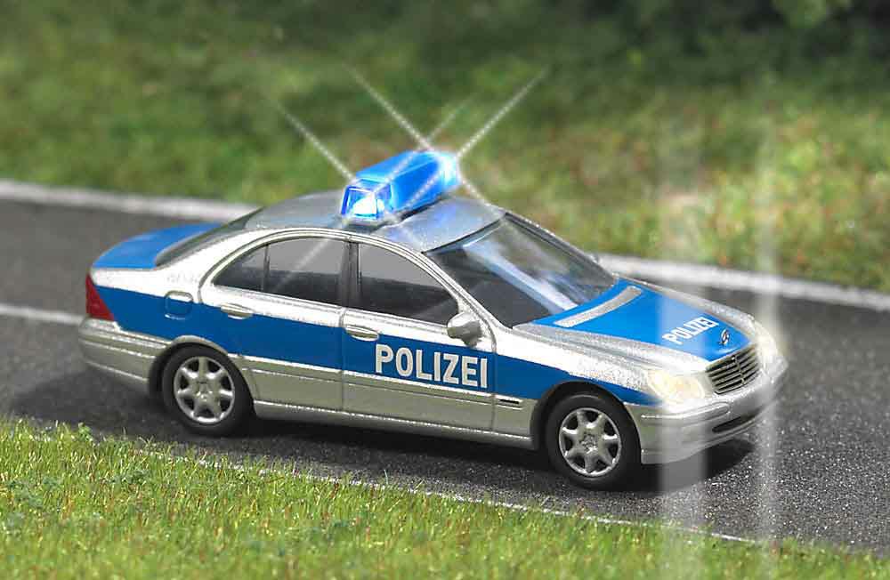 329-5615 Polizei Mercedes C-Klasse blau