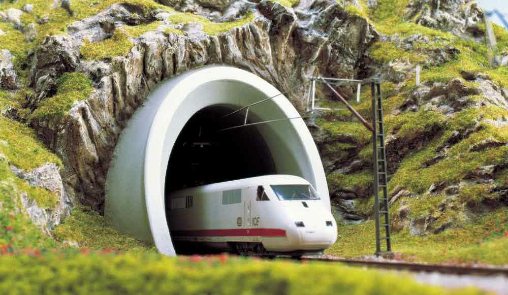 329-8194 ICE-Tunnelportal Eingleisig Bu