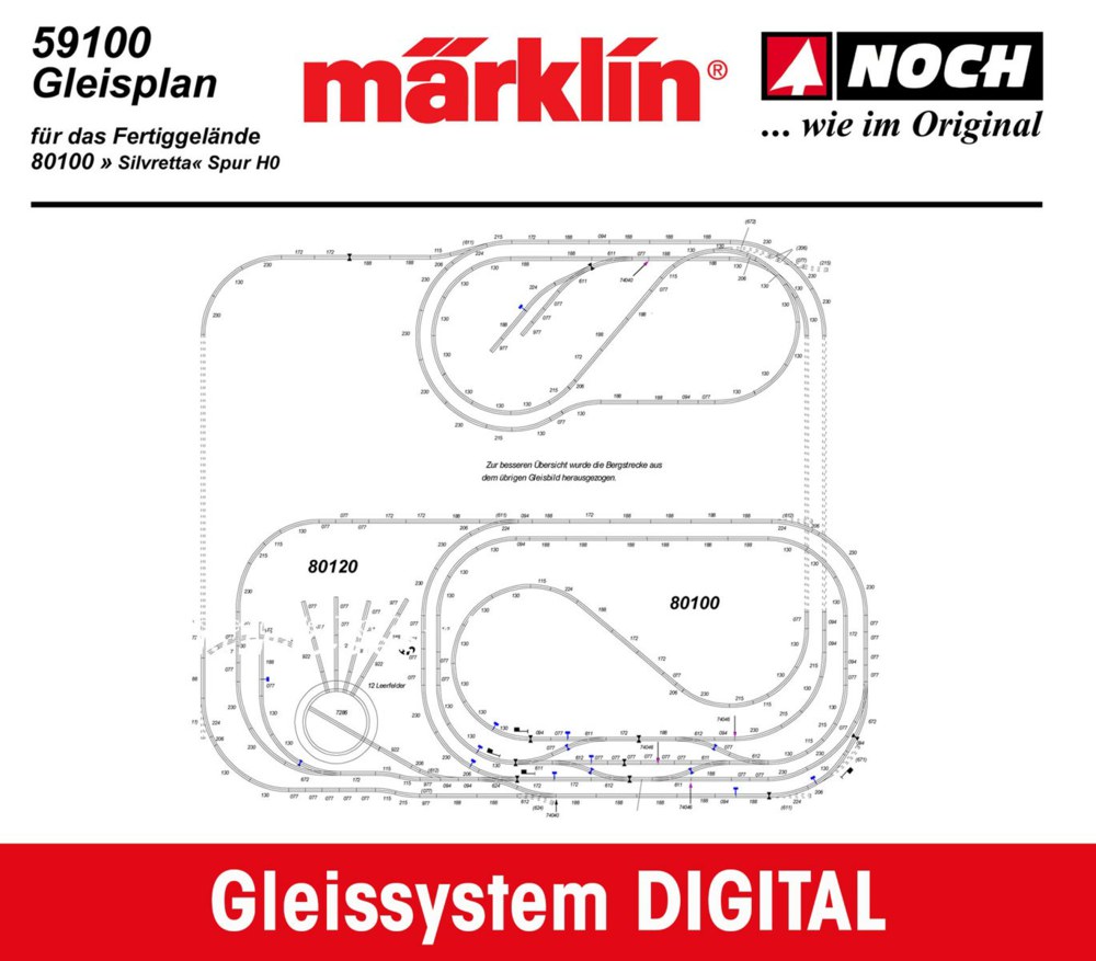 330-801002D Gleissystem Silvretta H0 Syste