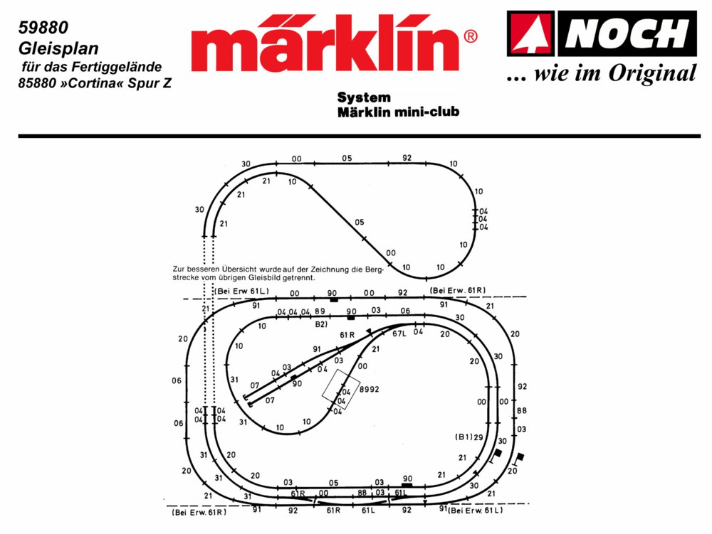 330-858801 Gleissystem Cortina Spur Z Mär