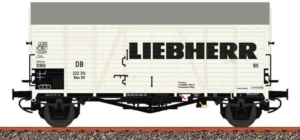 332-47989 H0 Güterwagen Gms 30 DB, Epoch