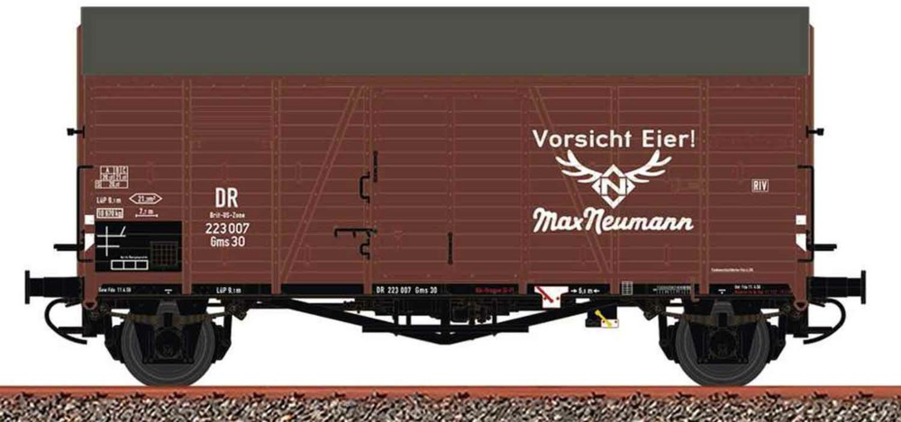 332-47990 H0 Güterwagen Gms 30 DR, Epoch