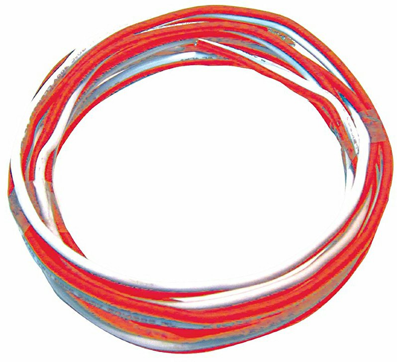 339-35402 G-Kabel orange/weiß (25m) Piko