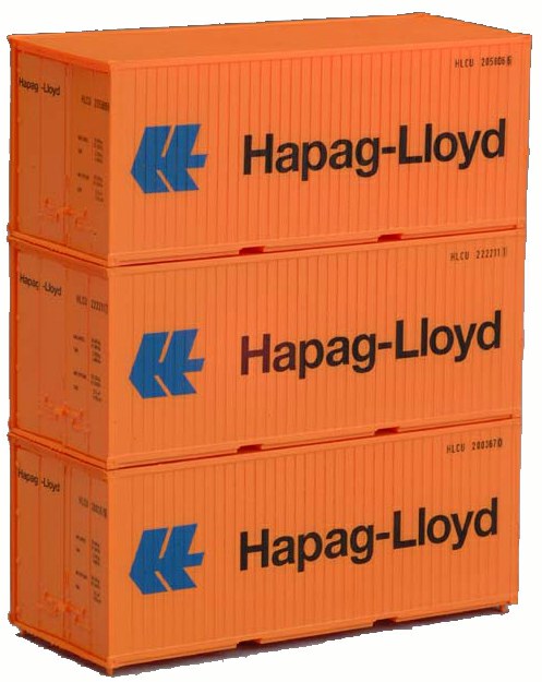 339-56202 3er Set 20 Container Hapag-Llo