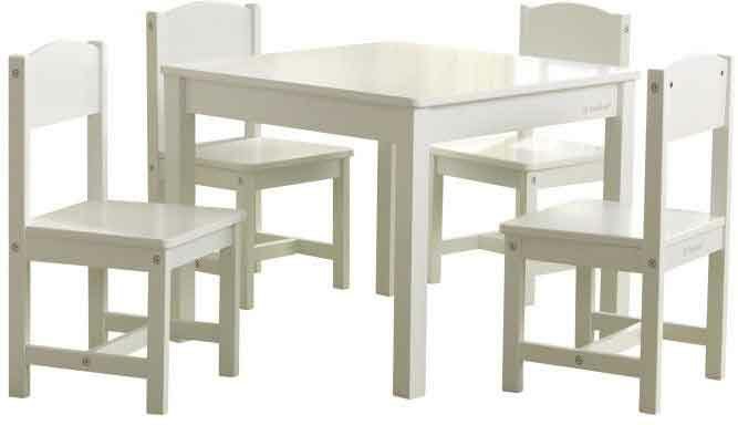 412-21455 Farmhouse Tisch mit 4 Stühlen 