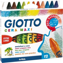 004-291200 GIOTTO Cera Maxi K12 Wachsmals