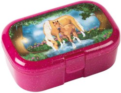 007-10661 Glitzer-Lunchbox Pferdezauber 