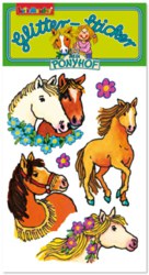 007-72267 Glitter-Sticker Mein Ponyhof P