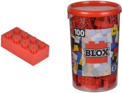 020-104118905 Blox - 100 8er Bausteine rot -