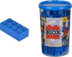 020-104118906 Blox - 100 8er Bausteine blau 