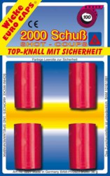 024-8070227 2000-Schuss-Bänder, Blisterkar