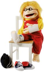 037-W317 Enno 65 cm Living Puppets� Han