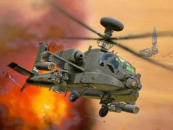 041-04046 Militärhelikopter AH-64D Longb