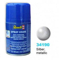 041-34190 Spray silber, metallic Revell 