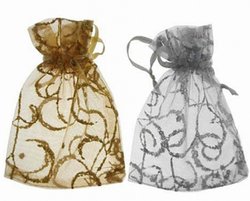 048-80366 Organza Schmuckbeutel Geschenk
