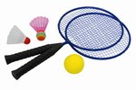 057-76046 Badmintonset Fun Hudora, Feder