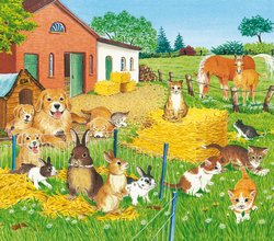 103-039128 Tiere auf dem Land Ravensburge