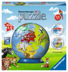 103-11840 Kindererde, 3D Puzzle Ball Rav
