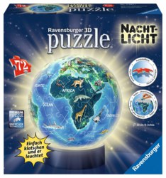 103-11844 3D Puzzle Ball - Erde im Nacht