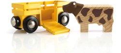 113-63340600 Tierwagen mit Kuh BRIO® WORLD 