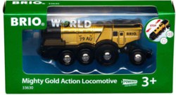 113-63363000 BRIO Goldene Batterielok mit L