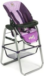 115-65528 Puppen-Hochstuhl Dessin Lila C