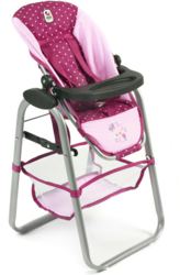 115-65529 Puppen-Hochstuhl Dessin Punkte