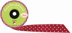 117-10235 Geschenkband Fr�hliche Tupfen 