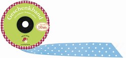 117-10270 Geschenkband Fr�hliche Tupfen,