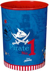117-10766 Kinder Papierkorb Capt'n Shark