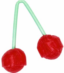 117-11332 Doppel-Kirschlollies Bunte Ges