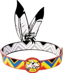 117-12921 Indianer Kopfschmuck Capt'n Sh