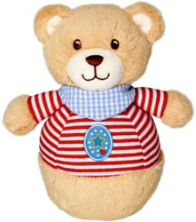 117-16870 Steh-auf-Teddy mit Glockenspie